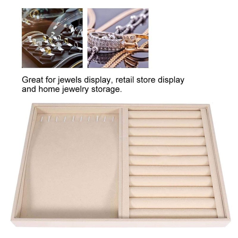 woobles Jewelery Case Jewelery Showcase Tray For Jewelry Earrings Storage Necklace Jewelry Jewelry Box Organizer[3#] - Image 5